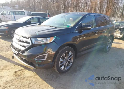 2015 Ford Edge Titanium z USA, uszkodzony, nr VIN 2FMPK4K94FBB25730